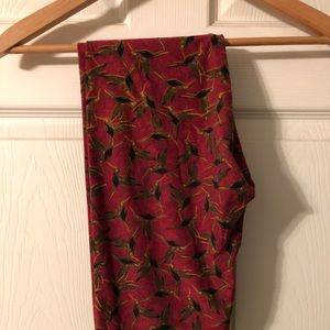 LulaRoe hummingbird leggings